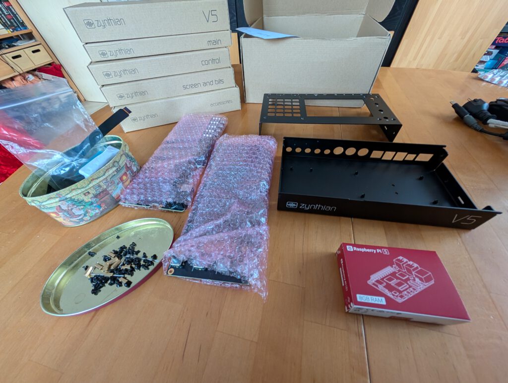 Zynthian v5.1 assembly kit, ready for built